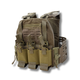 Плитоноска uaBRONIK (Plate Carrier Light) откритого типа Койот - изображение 1