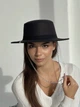 Капелюх фетровий канотьє з ланцюгом D.Hats колір чорний - зображення 2