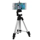 Штатив Tripod для смартфона, екшн-камери, фотоапарати 108см Сріблясто-чорний (3110) - зображення 2