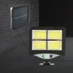 Уличный светильник фонарь Solar ligh BL BK-128-4COB/ 9892 на солнечной батарее с датчиком движения и пультом аккумуляторный - изображение 7