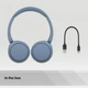 Наушники On-ear Sony WH-CH520 Blue (WHCH520L.CE7) - изображение 4