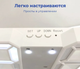Настольные часы - будильник с термометром VST LED-1089 от USB Белые с Синей подсветкой - изображение 10