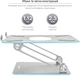 Подставка для ноутбука RZTK Stand Pro Alum - изображение 4