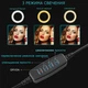 Набір для блогера штатив 125см з Bluetooth пультом і кільцева лампа 26см від USB Black (LC666-1-tripod) - зображення 6