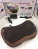 Массажная подушка Massage Pillow ART-8028 для спины и шеи с инфракрасным подогревом 12 В 220 В Коричневый - изображение 7