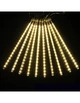 Светодиодная гирлянда Led "Тающие сосульки, Метеоритный дождь" на 240 диодов 3.6 м Белый теплый - изображение 1