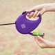 Поводок для собак WAUDOG R-leash с контейнером для пакетов S до 12 кг 3 м фиолетовый (26279) - изображение 7