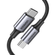Кабель UGREEN US316 USB-C Cable Aluminum Case with Braided 1m (UGR-70427) черный - изображение 2