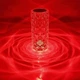 Аккумуляторная настольная лампа ночник с пультом Crystal Rose Роза RGB 1W светильник сенсорный 16 цветов - изображение 6