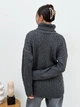 Свитер вязаный оверсайз женский ARTKNIT Оливия One Size Графит (4823093453357) - изображение 2