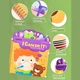 Детская интерактивная книга-липучка для раннего развития I Can Do It серия "Сознательное познание" - изображение 3