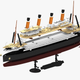 Модель з фанери Academy корабель R.M.S TITANIC MCP 1:1000 (8809258924982) - зображення 3