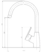Змішувач для кухні, ,білий GLAMOUR BZ-02-F02 - изображение 2
