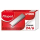 Скобы для степлера Maped №24/6 1000 шт (МР.324405) - изображение 1