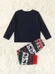 Пижама для детей Shein Синий, зеленый, красный (H013 bl-gr-red (110 см)) - изображение 2
