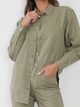 Джинсова рубашка жіноча Missguided Хакі (G1807802 khaki (36)) - зображення 4