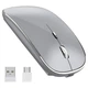 Миша бездротова USB/Type-C Halpilt Q23S Grey - зображення 2