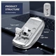 Миша бездротова USB/Type-C Halpilt Q23S Grey - зображення 5