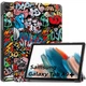 Чехол для планшета BeCover Smart Case Samsung Tab A9 Plus SM-X210/SM-X215/SM-X216 11.0 Graffiti (710314) - изображение 4
