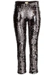 Брюки H&M 34 Серебряный 0446799_паетки_06 - изображение 2