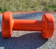 Гантель виниловая PowerPlay 4125 Achilles 1 кг. Оранжевая (1шт.) (A-012436) - изображение 9
