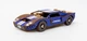 Деревянный 3D конструктор PuzzleOk спортивная машина Ford GT40 синий цвет 164 детали - изображение 6