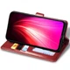 Кожаный чехол книжка GETMAN Gallant (PU) для Samsung Galaxy A33 5G Красный (00000054589_3) - изображение 4