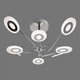 Потолочная LED люстра хромового цвета 102W восемь плафонов из акрила 3000-6500К Sirius 8929-8 - изображение 3