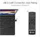 Пульт дистанційного керування MX3 Air mouse USB 2.4G (гіроскоп + мікрофон + клавіатура + підсвічування клавіш) - изображение 9