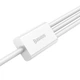 Кабель USB шнур 3в1 Baseus Superior Series Fast Charging Data Cable USB to Type-C+micro USB+Lightning 3.5A, 1.5м - зображення 5