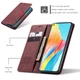 Чохол книжка з магнітом OPPO A78 4G CaseMe Wine (34419-42) - зображення 4