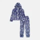 Детский теплый комплект (толстовка + штаны) для девочки Tair kids 895КС 122 см Пингвины синие (2100012410045) - изображение 1