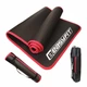 Коврик для йоги и фитнеса EasyFit Flex Pro с красным кантом - изображение 1