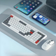 Бездротовий комплект ACER KM41-6W OCC202 клавіатура + миша, Bluetooth+2.4 ГГц, white - зображення 3