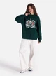 Свитшот оверсайз женский Colin's CL1066288-GRE M-L Зеленый с принтом (8683197893291) - изображение 3