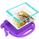 Противоударный детский чехол STR EVA для iPad 9 (10.2 дюймов) осьминог Purple - изображение 5