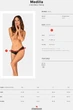 Откровенные стринги с разрезом Obsessive Medilla otwarte Черные XS/S (SO9061) - изображение 7