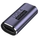 Перехідник адаптер OTG USB Type-C F/F (USB 4.0, 40Gbps, 100W, 8K) Metal Style-6 (48586) - зображення 1