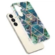 Захисний чохол Deexe Marble Pattern для Samsung Galaxy S24 Plus - Blue / Green - зображення 2