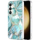 Захисний чохол Deexe Marble Pattern для Samsung Galaxy S24 Plus - Blue - зображення 1