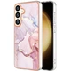 Защитный чехол Deexe Marble Style для Samsung Galaxy S24 - Rose Gold - изображение 1