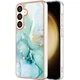 Захисний чохол Deexe Marble Style для Samsung Galaxy S24 Plus - Green - зображення 1