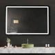 Дзеркало DUSEL LED DE-M0065D Black 100смх75см сенсорне включення + підігрів - зображення 6