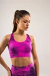 Комплект для фитнеса топ+леггинсы женский Spaio Fitness розовый флуо S/M (590128232427111) - изображение 3