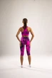 Комплект для фитнеса топ+леггинсы женский Spaio Fitness розовый флуо S/M (590128232427111) - изображение 4