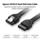 Кабель Ugreen SATA Serial ATA III з блокувальною клямкою 0.5 м Black (YM994) - зображення 3