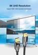 Кабель видео Vention DisplayPort 1.4 8К / 60Hz 4K / 144Hz 3D с нейлоновой оплеткой 3M Black (YM831) - изображение 4
