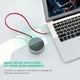 AUX аудио кабель Ugreen плоский с уловым алюминиевым коннектором 3.5 mm красный 2 м (YM854) - изображение 5