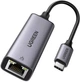 Проводной сетевой адаптер USB C - RJ45 Ethernet Ugreen Thunderbolt 3 ‎Grey (YM952) - изображение 1