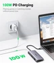 Багатопортовий адаптер концентратор Ugreen USB C 10 в 1 USB C Ethernet з 4K HDMI VGA Grey (YM950) - зображення 3